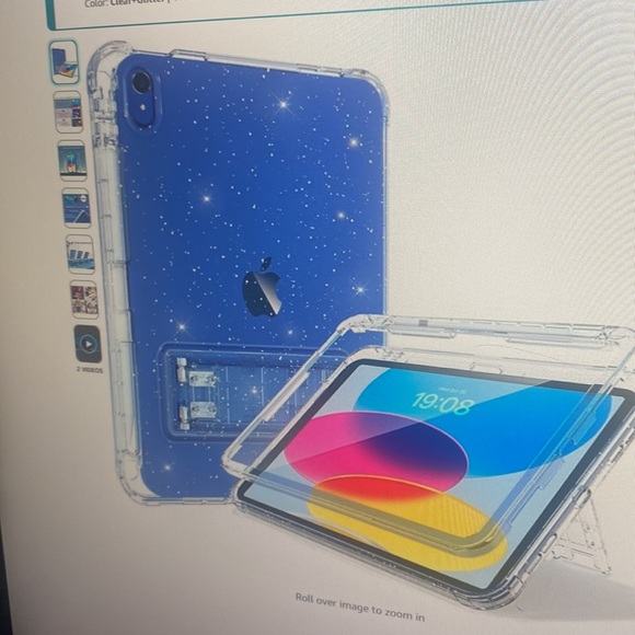 10th generation ipad case with screen protector and stand. - Picture 3 of 4